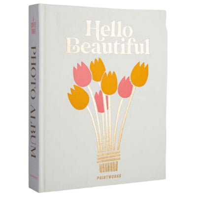 Coffee Table Photo Album - Hello Beautiful! Tulips - My Trove Box