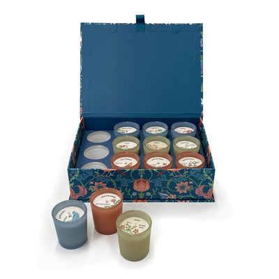 Year Of Scents - Scented Votive Candles In Gift Box, Set of 12 - My Trove Box