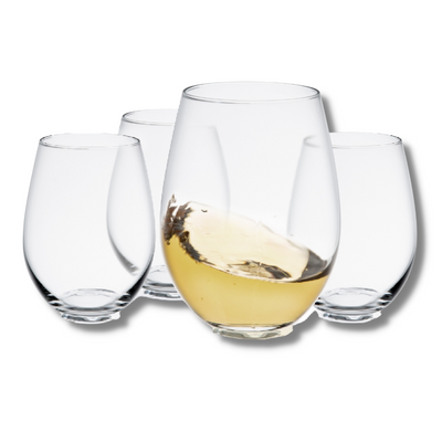 JoyJolt Stemless Wine Glasses, Set of 4 - My Trove Box