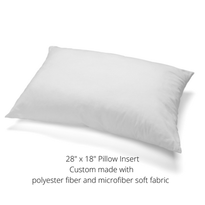Custom Sized Insert Pillow 28" x 18" Cushion - My Trove Box